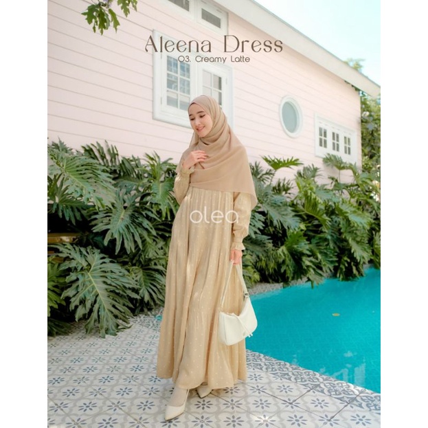 D'OLEA ALEENA DRESS - DRESS RAYON - GAMIS RAYON - GAMIS DEWASA