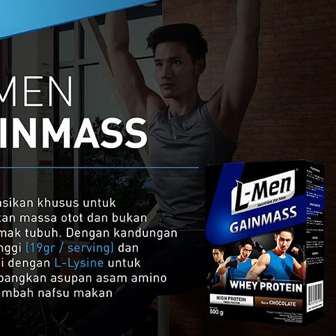 

Quality Control✅Susu L-Men Gain Mass 500gr L Men Suplemen Fitness Susu Gainer Gym|RA4