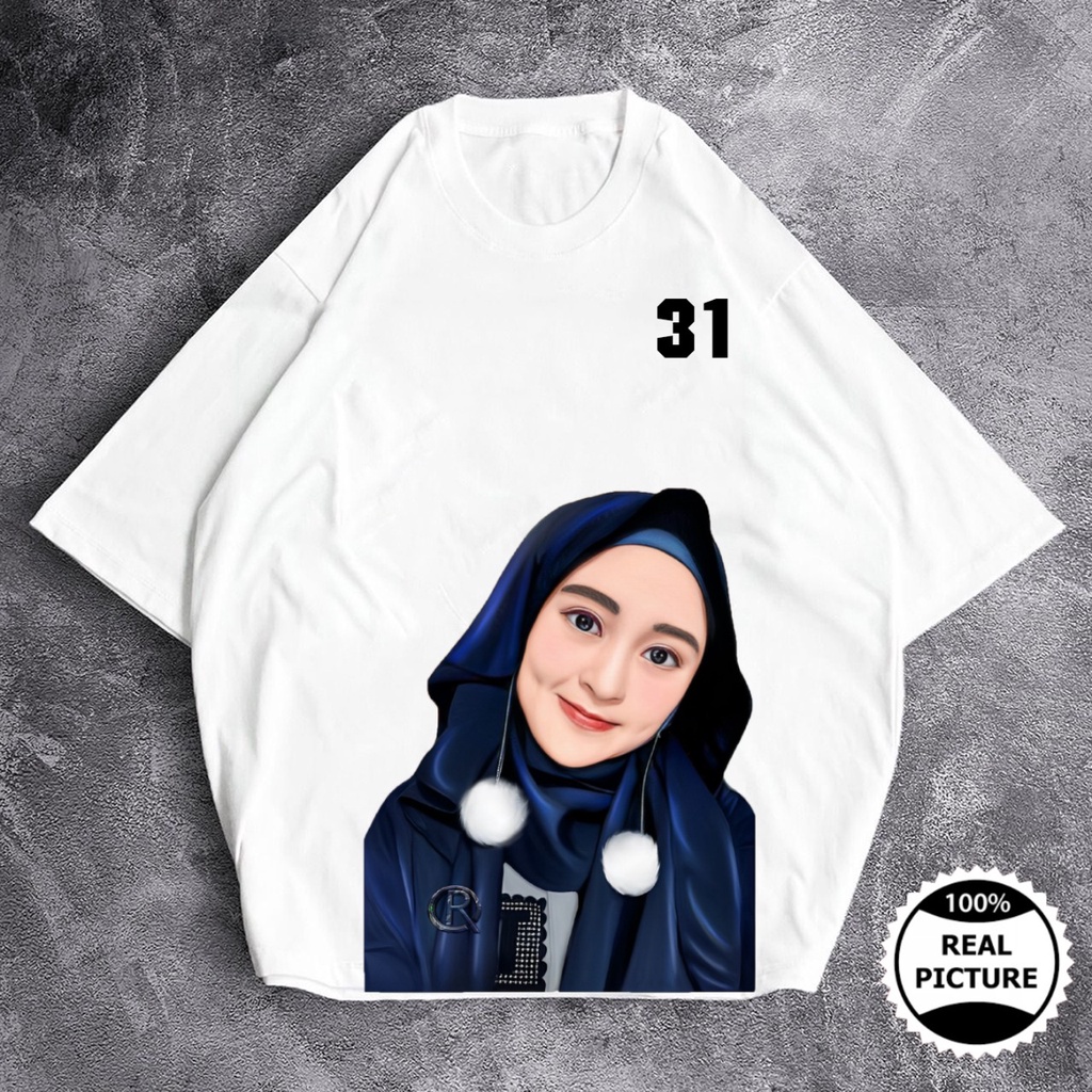 GSC - Baju Kaos Oversize Women Hijab's ANIME 031 24s