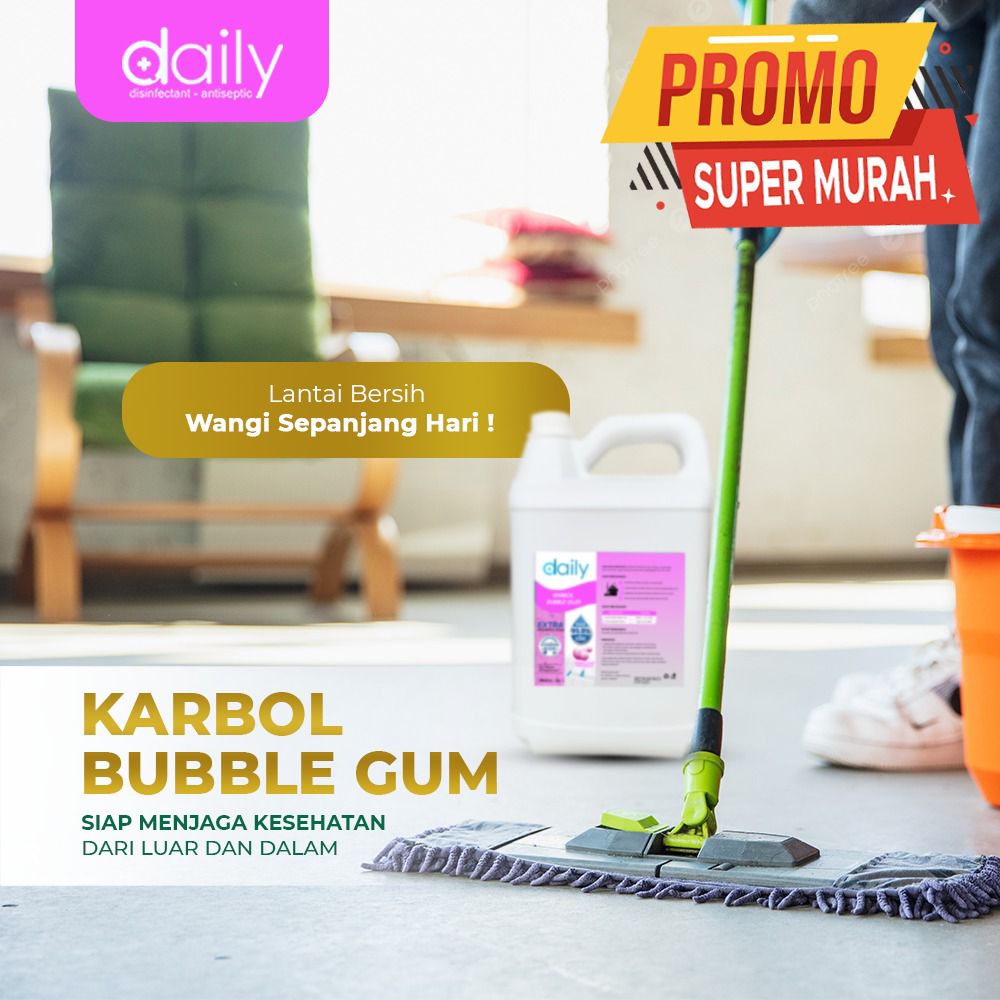 Daily Karbol 5 Liter Anti Nyamuk dan Serangga Antibacterial