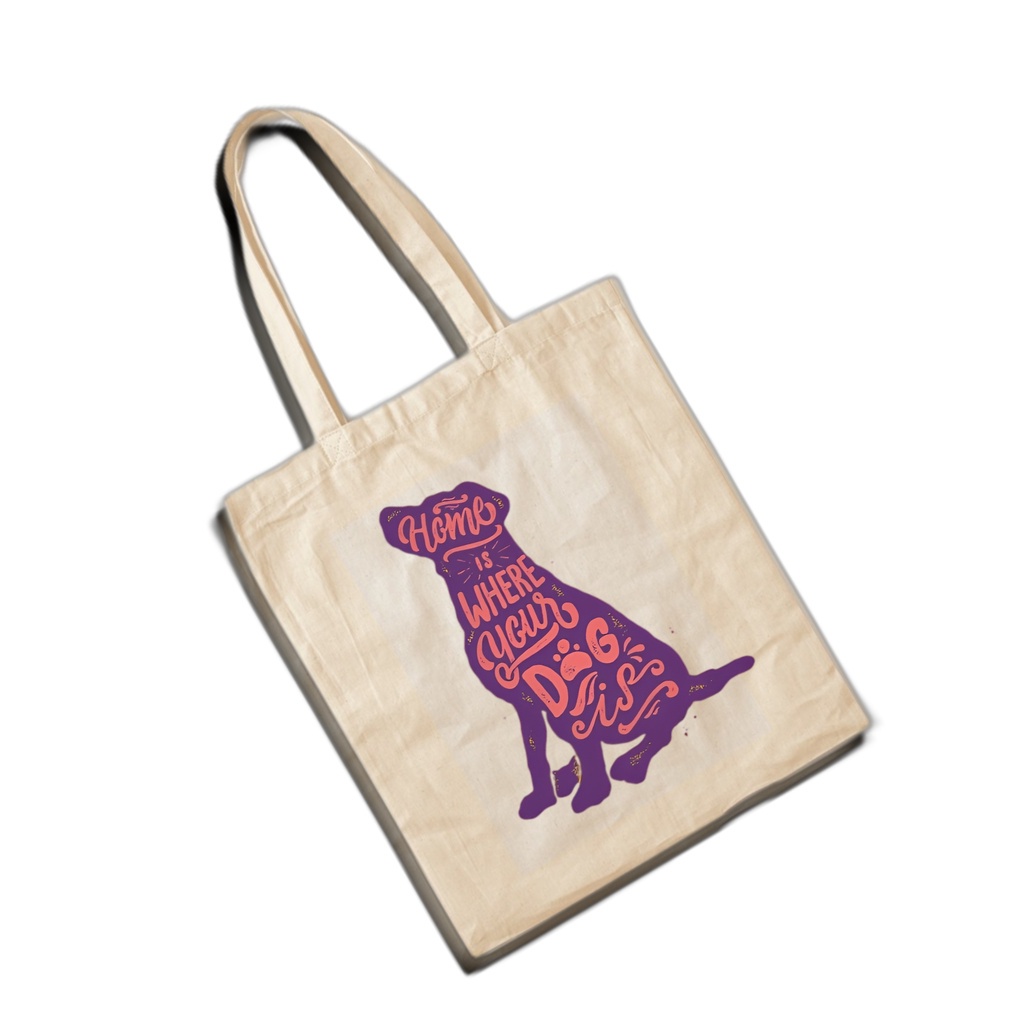 Totebag Motif Anjing Dog Lovers Tote bag premium Totebag zipper totebag velcro
