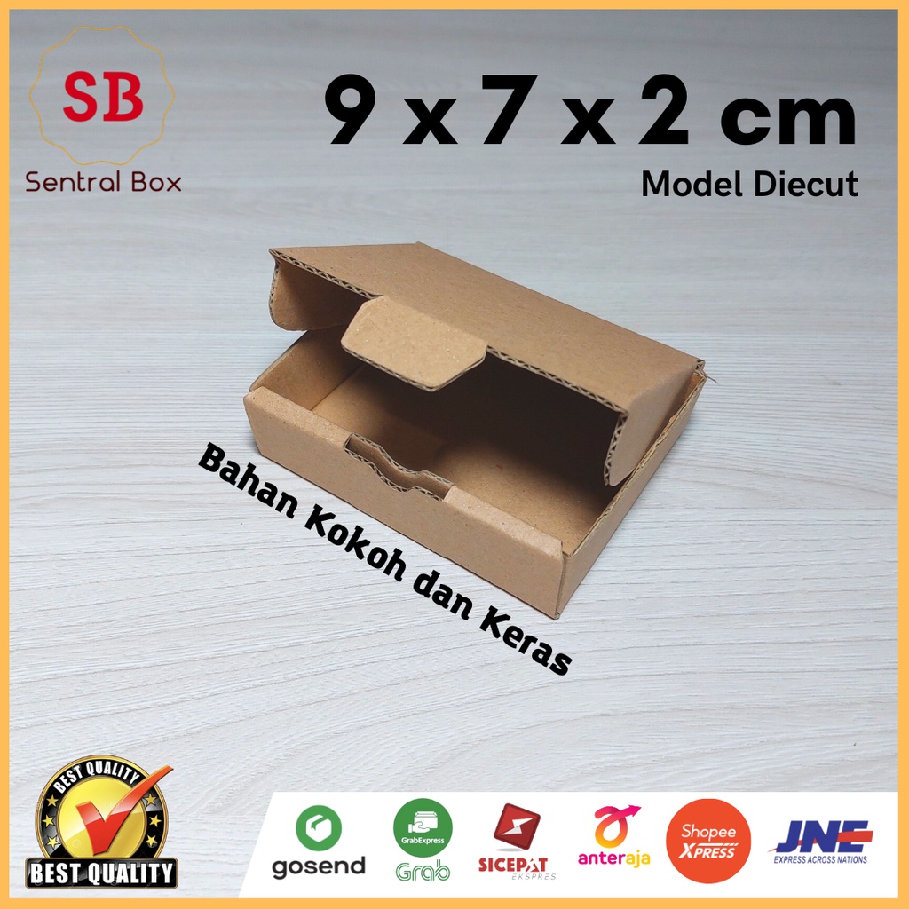 

Kardus 9 x 7 x 2 cm ............Die Cut ( pembelian di atas 10 pcs harga lebih Murah )