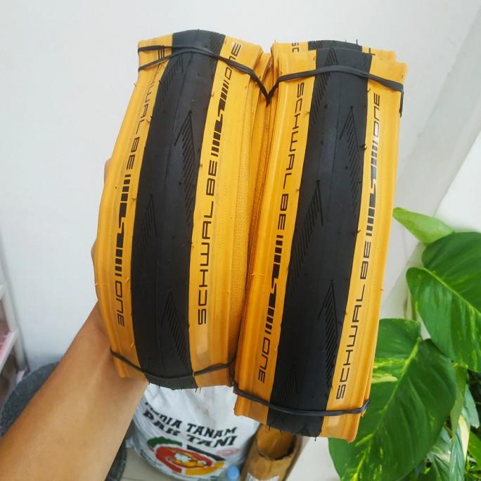 Ban Schwalbe One Tanwall 700X25C Gumwall Skinwall 700C Not Gp5000