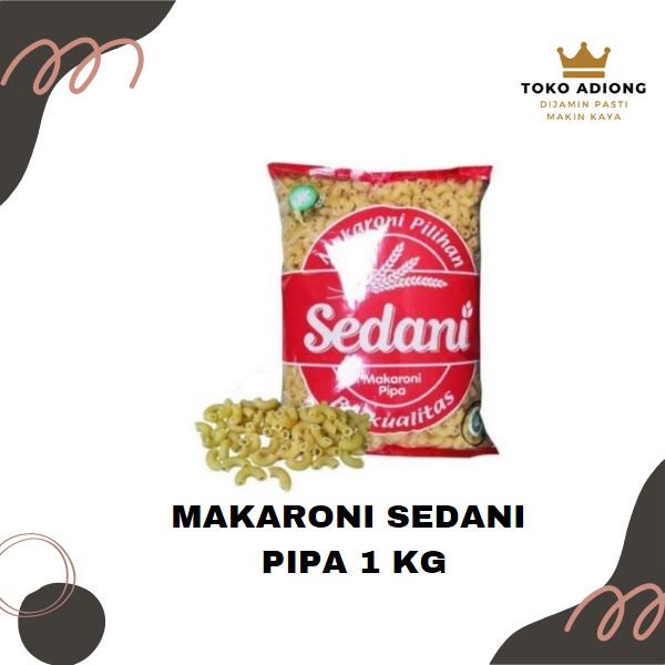 

SEDANI - MACARONI PIPA - 1 KG - PASTA SIAP GORENG