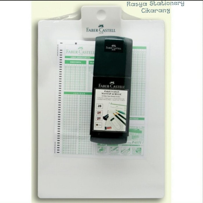 

PAKET UJIAN PAPAN ACRYLIC FABER - CASTELL