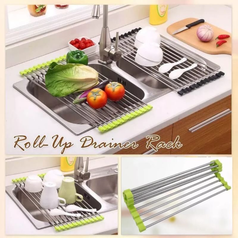 Rak Pengering Cucian Piring Serbaguna/ Alas Tatakan Cucian Alat Dapur