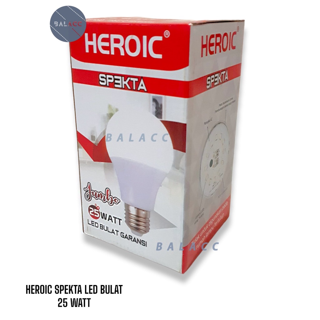 Lampu Led 25 Watt Heroic Spekta Bulb Bergaransi