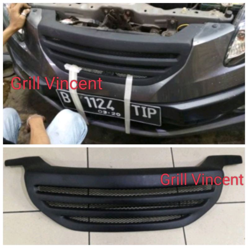 Gril depan honda brio 2012-2015 model garis elegan