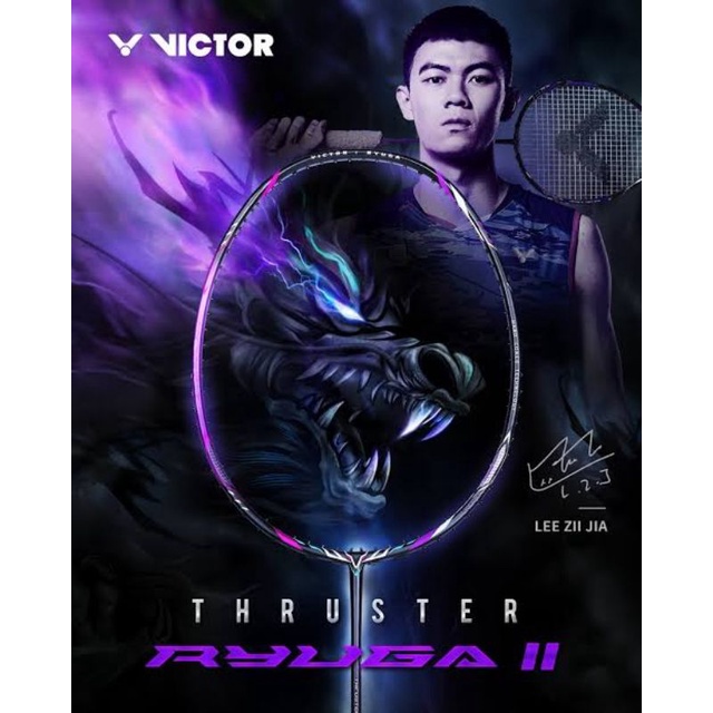 RAKET VICTOR THRUSTER RYUGA II RYUGA 2 TK RYUGA II LZJ RAKET BADMINTON