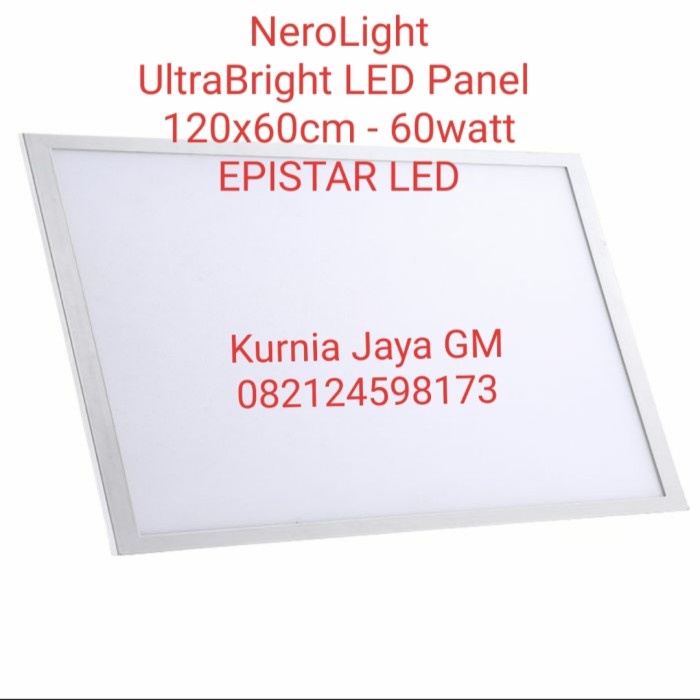 Lamp Nerolight Ultra Bright Panel Led 60Watt 120 X 60 Cm / Lampu Panel Led