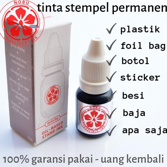 

Terlaris Nobu INK - Tinta Stempel Permanen - Expired date Ink 10 Ml Termurah