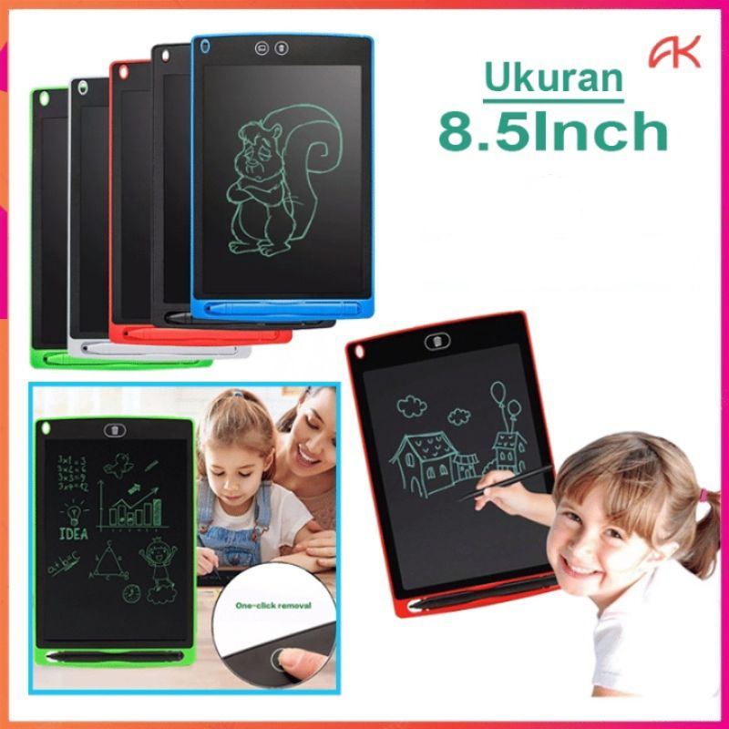 [rumahbayipdg] Drawing writing Tablet 8.5 inch mainan papan tulis anak digital pad edukasi