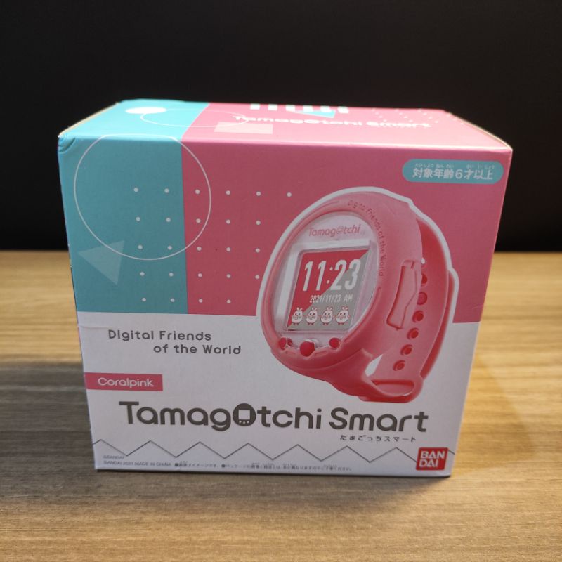Tamagotchi smart watch tamagochi smart coral pink bandai mainan