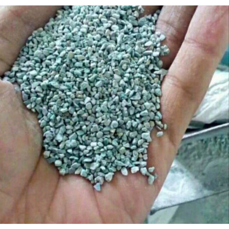 Batu Zeolite Hijau 1kg Zeolite Penjernih Media filter Air