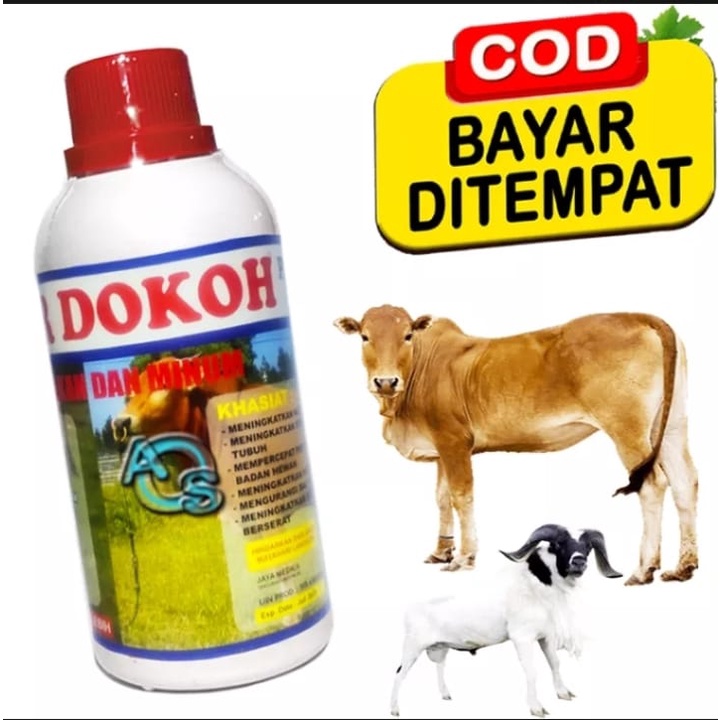 Penggemuk Sapi Kambing Kerbau Kuda Penambah Nafsu Makan SUPER DOKOH 500 ml Superior Nutrition Completed Formula