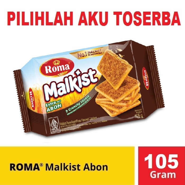 

Biskuit Roma Malkist Abon Crackers @105 Gr ( HARGA SATUAN )