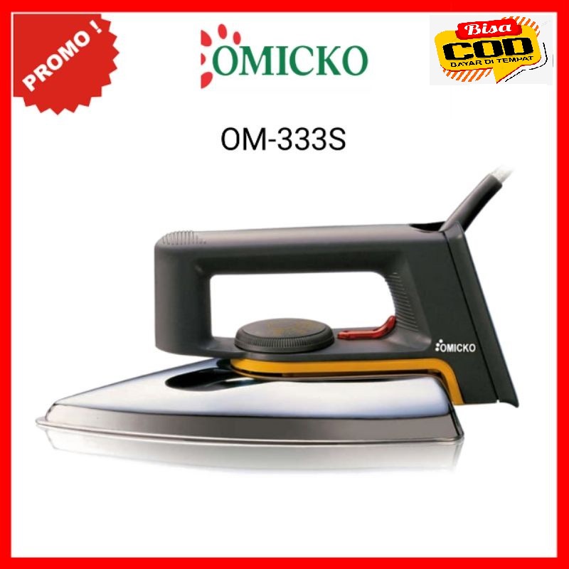 LS 999 - Setrika Omicko Murah Berkualitas Garansi Resmi Pelicin Baju Gosokan Pakaian