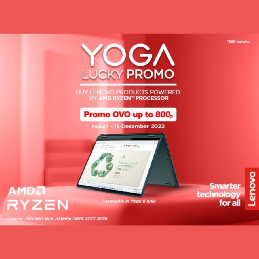 Laptop Lenovo Yoga 6 13ALC6-82ND00BFID
