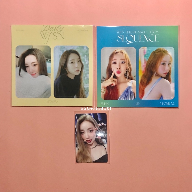 [bundle] wjsn yeonjung sequence / daily wjsn benefit photocard pc / withmuu ssq starship square