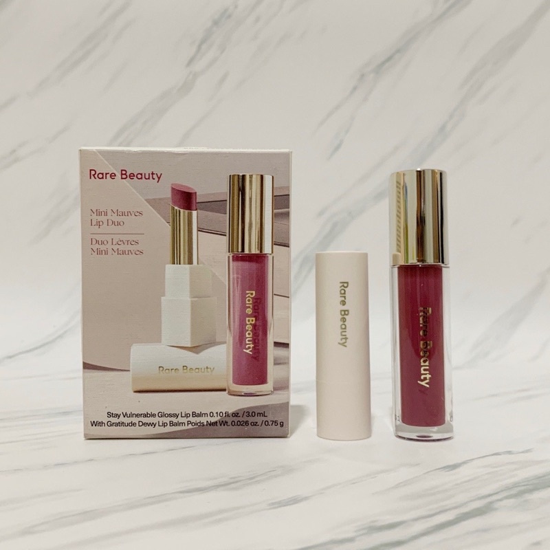 Rare Beauty Mini Mauves Lip Duo Set