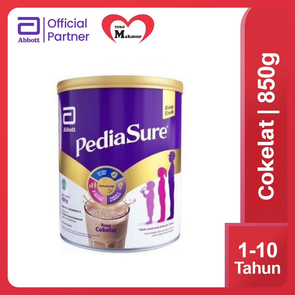 Pediasure Triplesure Vanila / Madu / Coklat / Classic Milky 400gr (Khusus Gojek Surabaya) / Toko Makmur Online