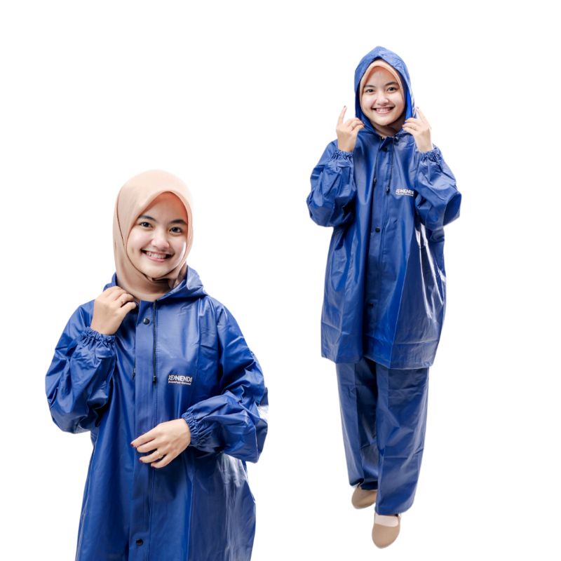 Promo !!! Jas Hujan Nendi Premium Raincoat setelan pria dan wanita kualitas axio harga grosir dan eceran