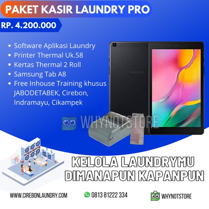 Kassa Paket Aplikasi Kasir Laundry Profesional