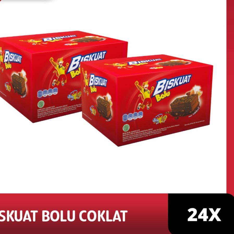 

COD✔️ Biskuat Bolu Cokelat 16 gr x 12 pcs - Twinpack