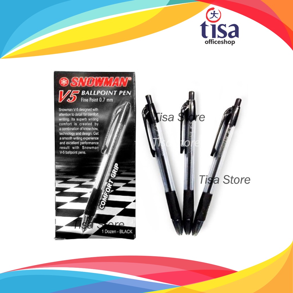 

Pulpen Ballpoint Gel Snowman V5