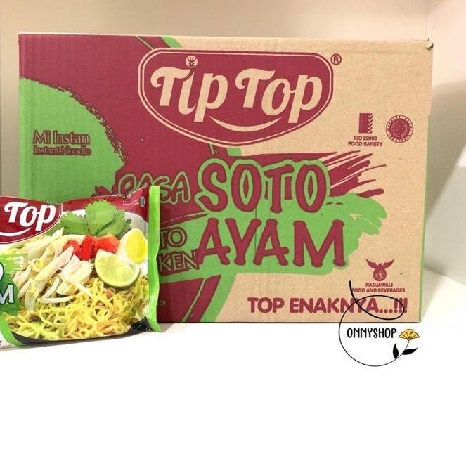 

8.8 STOK READY MIE TIPTOP MIE TIP TOP 68 GRAM 1 DUS ISI 40PCS - MIE INSTANT PALING MURAH !!