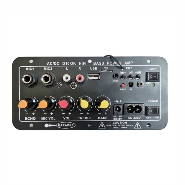 

Jual Amplifier Board Audio Bluetooth USB FM Radio TF Player DIY 400W Black Berkualitas