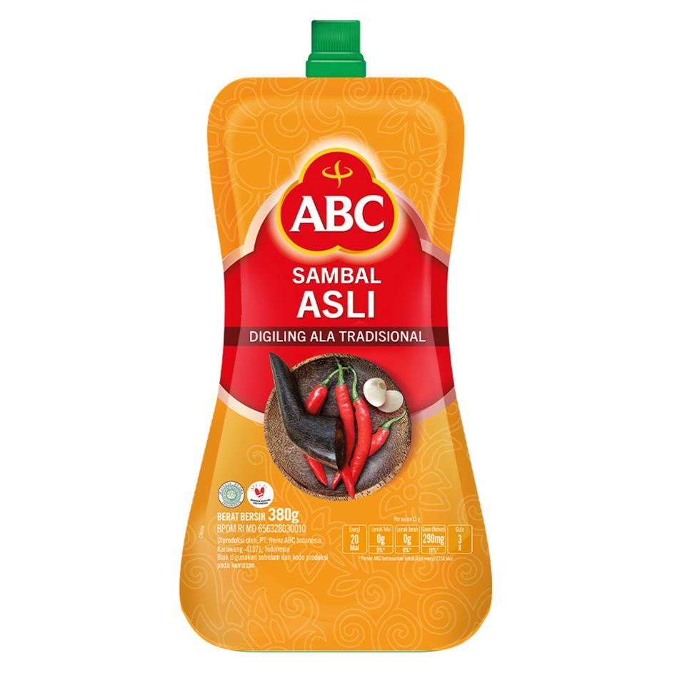 

⇀ ABC Saus Sambal Asli 380 g ㄺ
