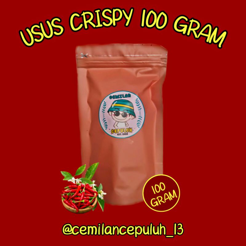 

Usus Crispy Pedas Daun Jeruk 100 Gram