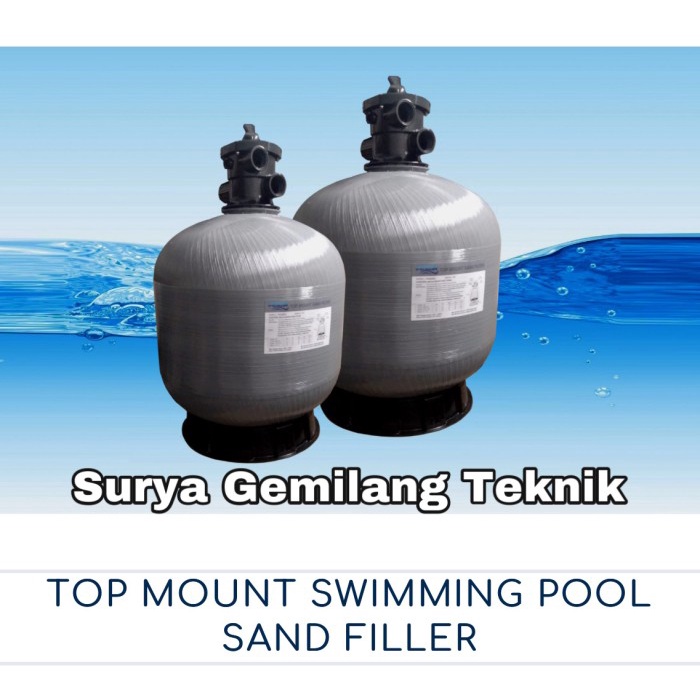 Tabung Sand Filter Kolam Renang 21In Venezia Filter Kolam Renang 21 In