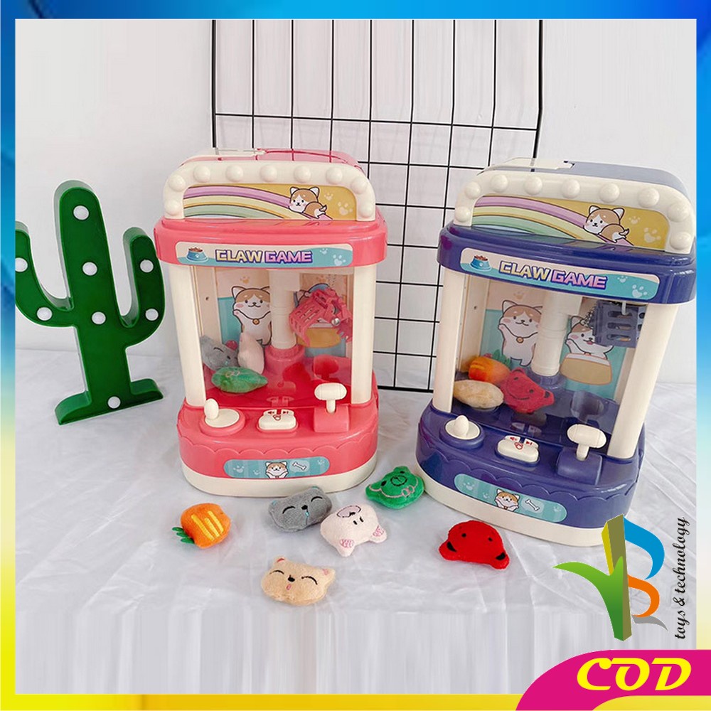 RB-M280 Mainan Anak Mesin Capit Boneka Kucing / Maenan Anak Claw Machine Mesin Permainan Tangkap Boneka Mainan Anak Game Capit