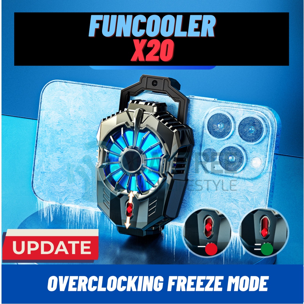 Funcooler X20 Fan Cooler Radiator Pendingin HP Cooling Fan gaming