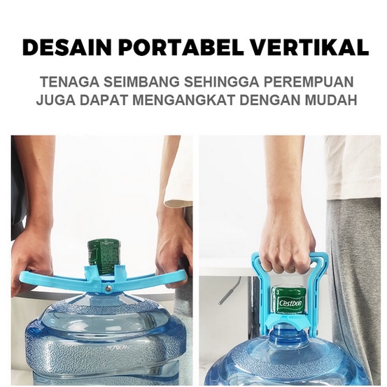 BB7 - Alat Pengangkat Galon Air Double Holder Angkat Galon