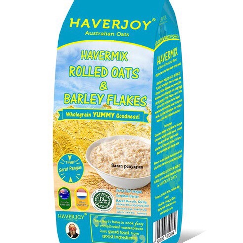

NEW Haverjoy Havermix Rolled Oats & Barley Flakes 500gr