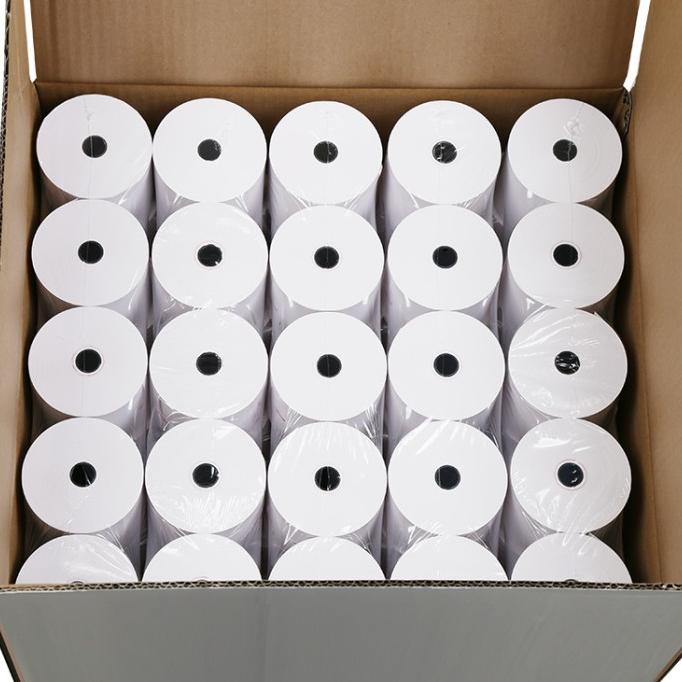 

58 X 40 MM KERTAS STRUCK PRINTER THERMAL TEBAL 58X40MM ISI 10 ROLL