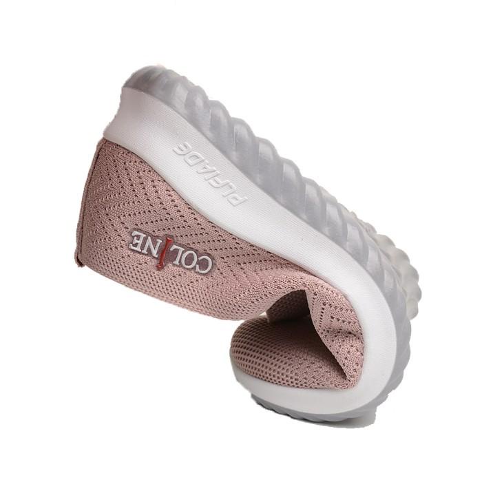 COLINE Kimberly Flyknit Sneakers Shoes Sepatu Wanita C1019 ABU