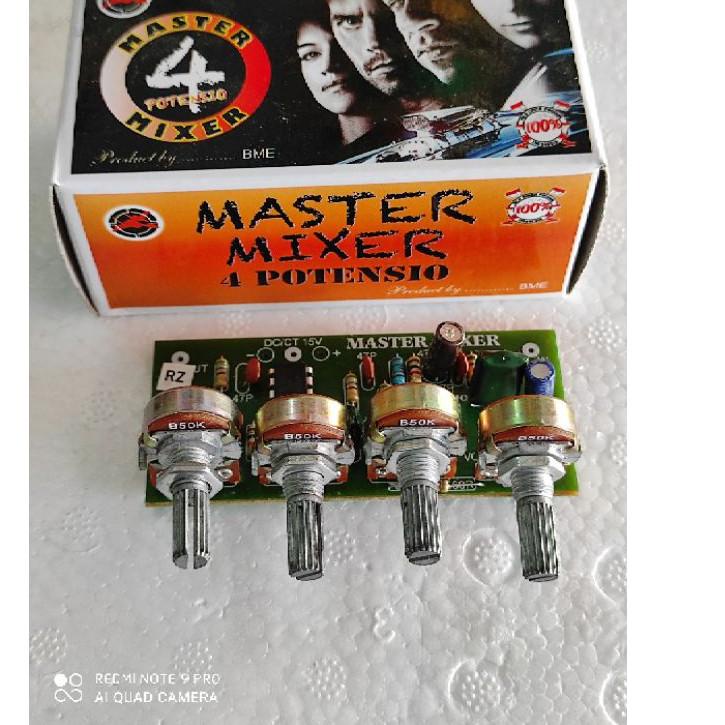 ♠Baru★ kit master mixer 4 potensio Ready