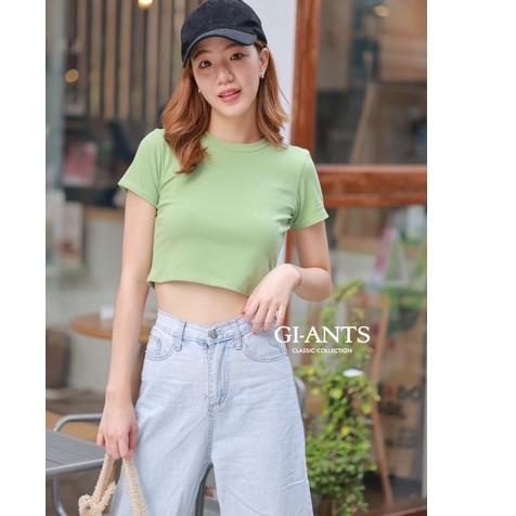 ➻➶✱✼ KAOS GIANTS BASIC/GIANTS STUDIO CROP TOP ROUNDNECK IMPORT BANGKOK (BJGB88) Harga Termurah