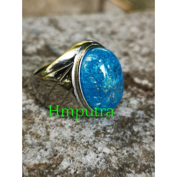 BATU PERMATA PECAH SERIBU BLUE TOPAZ SWISS ASLI BANGKOK ORIGINAL
