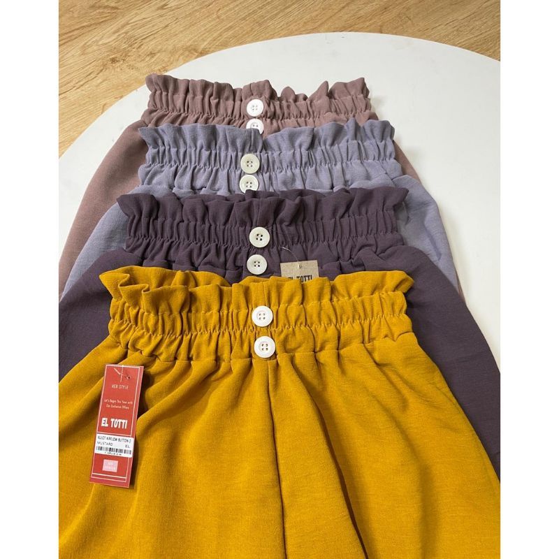 Celana Kulot.polos Crinkle