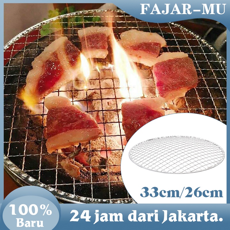 Jual BBQ Grill Net Jaring Bulat Stainless Steel Barbecue Wire Mesh
