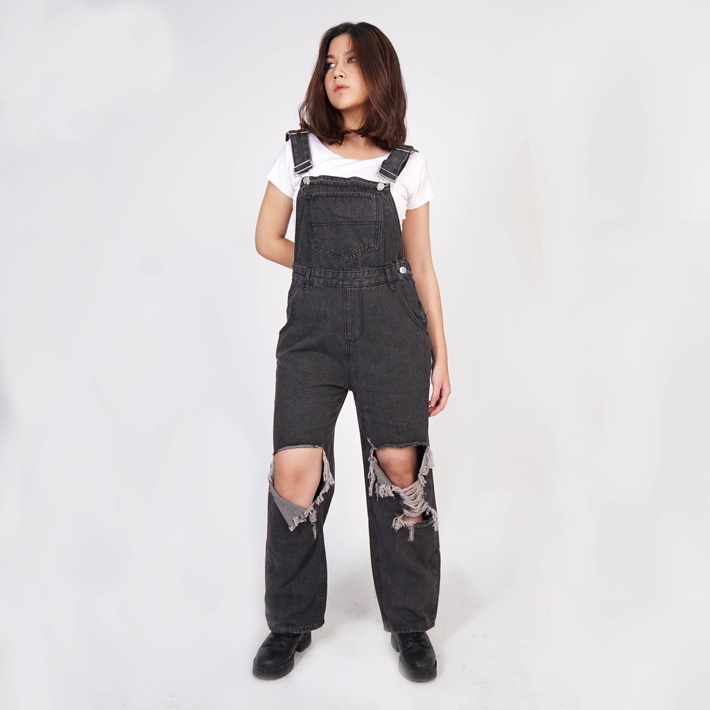 VIERLIN - Jumpsuit jeans 7630