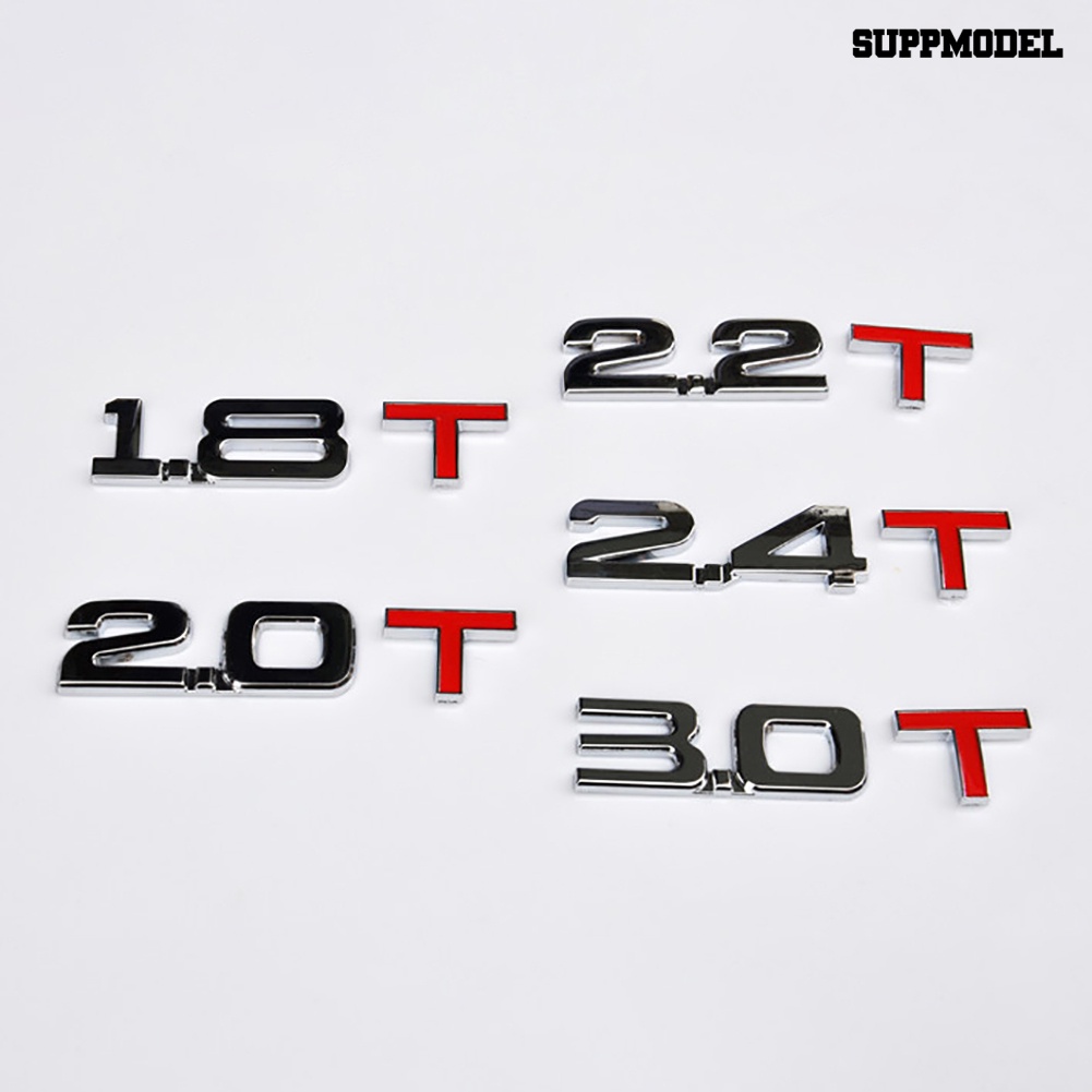 [Dekorasi] 3d Metal 1.6 1.8 2.0 3.0 T Logo Emblem Badge Mobil Styling Stiker Decals Decor