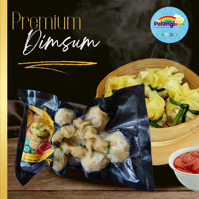 

Dimsum money bag pelangi 12pcs