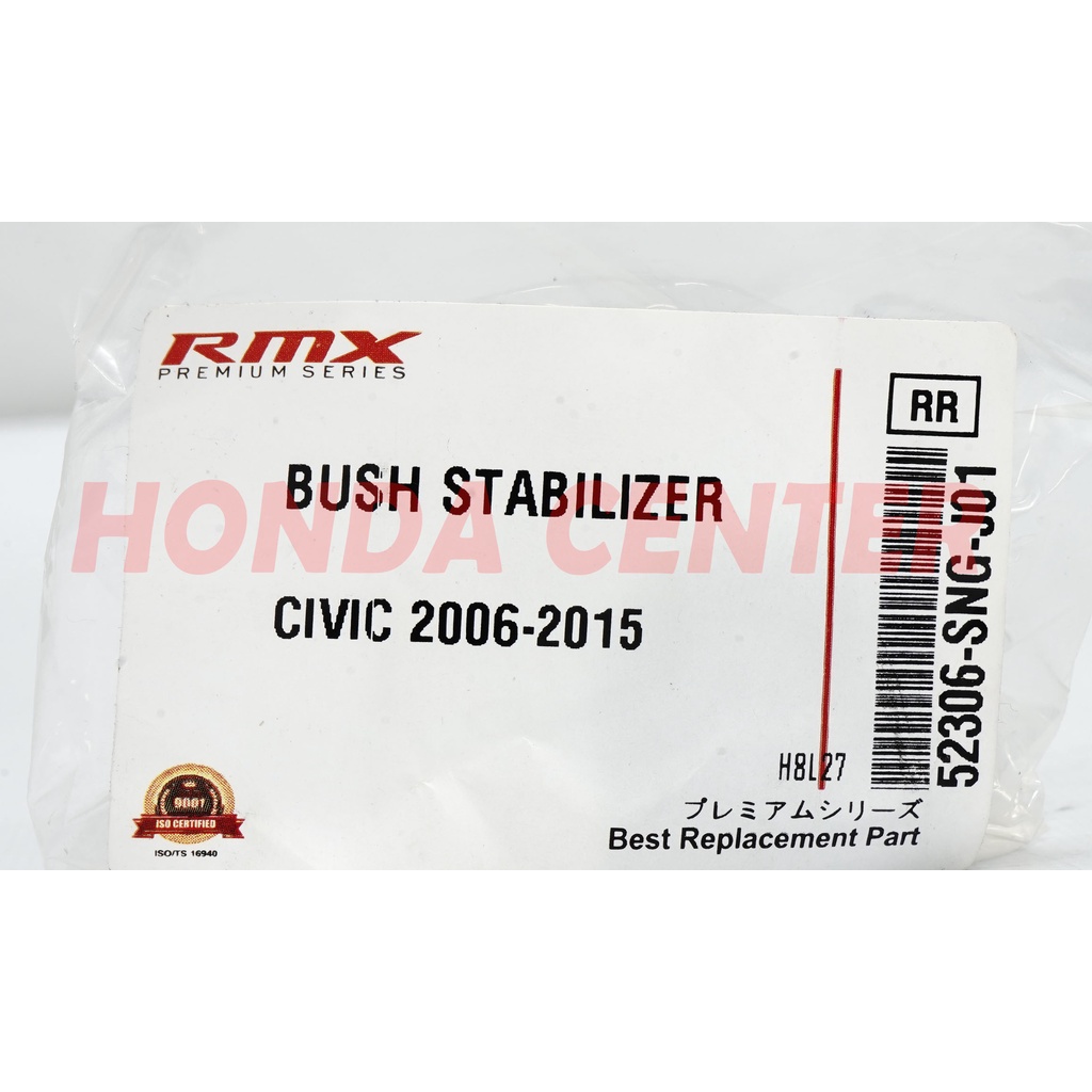 Karet bush bushing stabil stabilizer belah karet roti belakang honda civic fd fd1 fd2 2006 2007 2008 2009 2010 2011 2012 2013 2014 2015