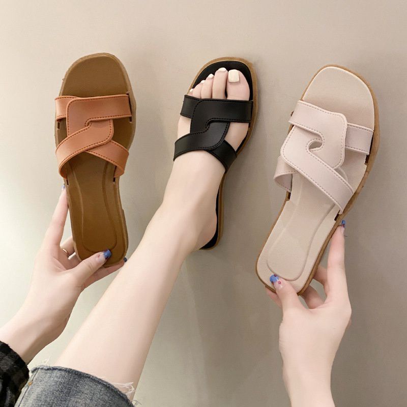 Sandal Strap Twist Wanita / Sandal Wanita Import / Sandal Wanita Murah